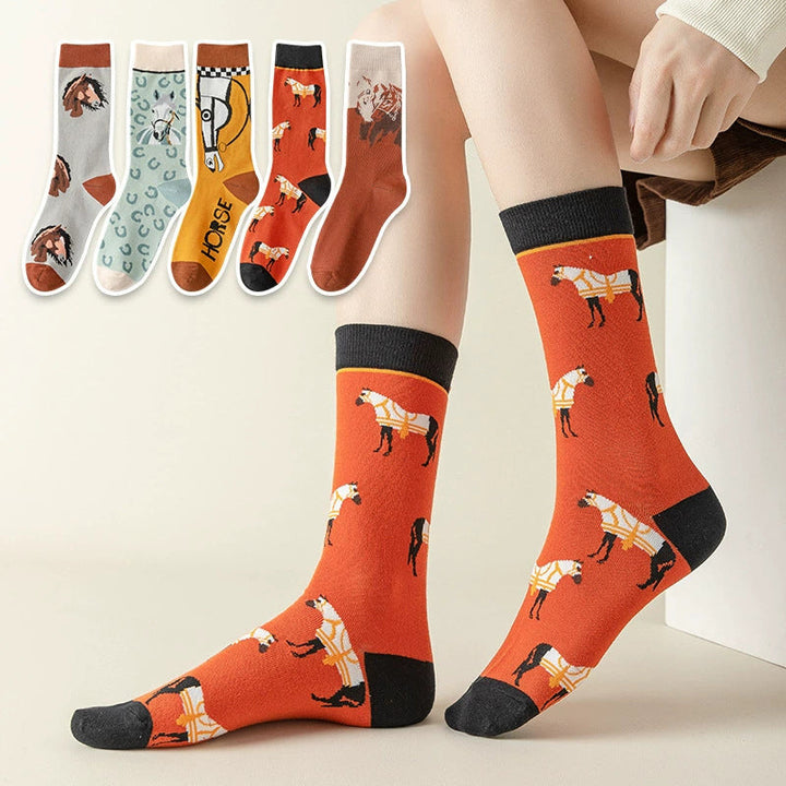 Casual Animal Print Socks