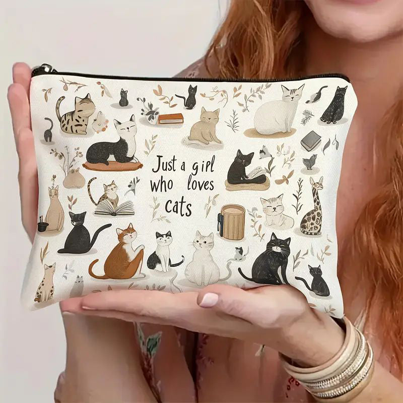 Casual Cat Pattern Bag