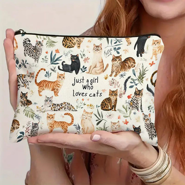 Casual Cat Pattern Bag