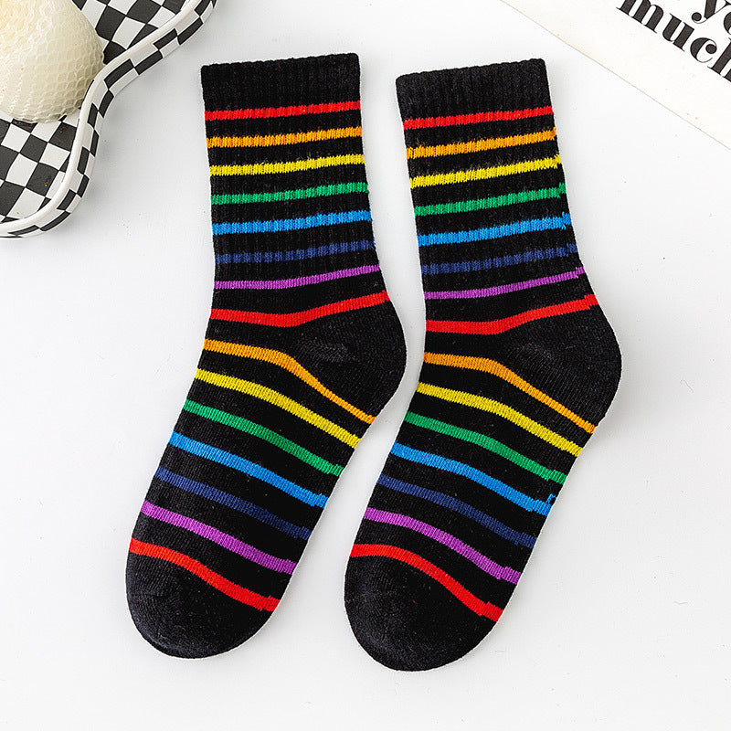 Colourful Striped Socks