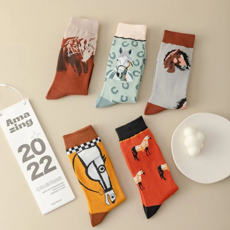 Casual Animal Print Socks