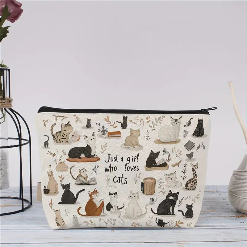 Casual Cat Pattern Bag