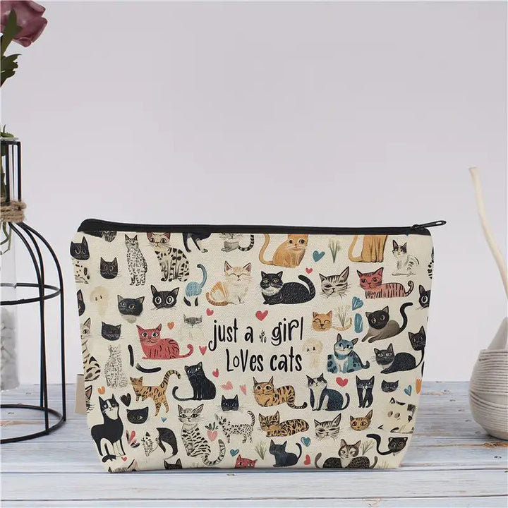 Casual Cat Pattern Bag