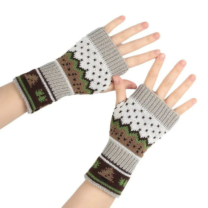 Christmas Knitted Gloves