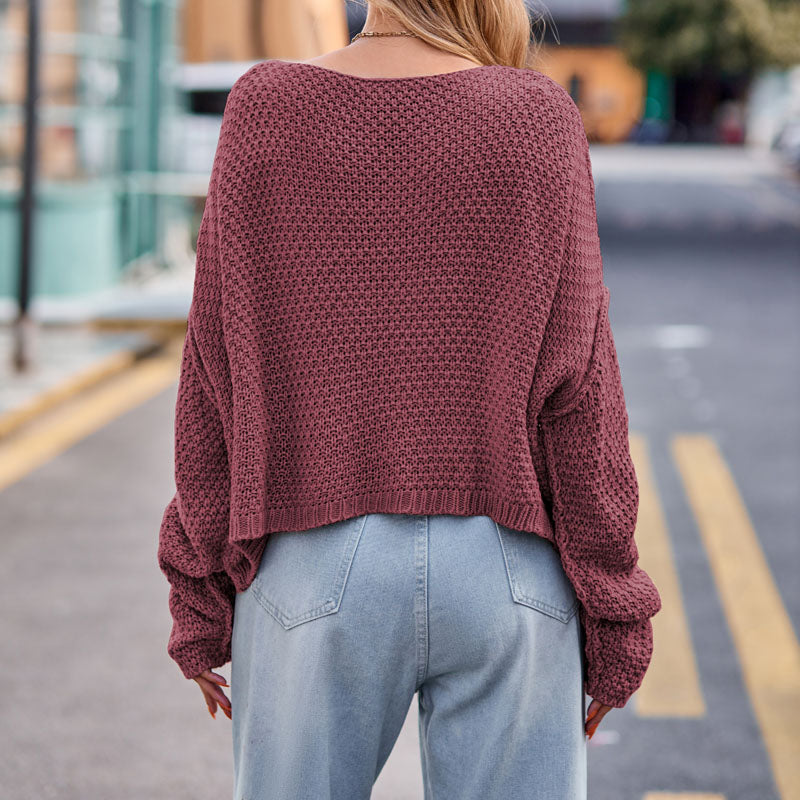 Casual Cable Knit Sweater