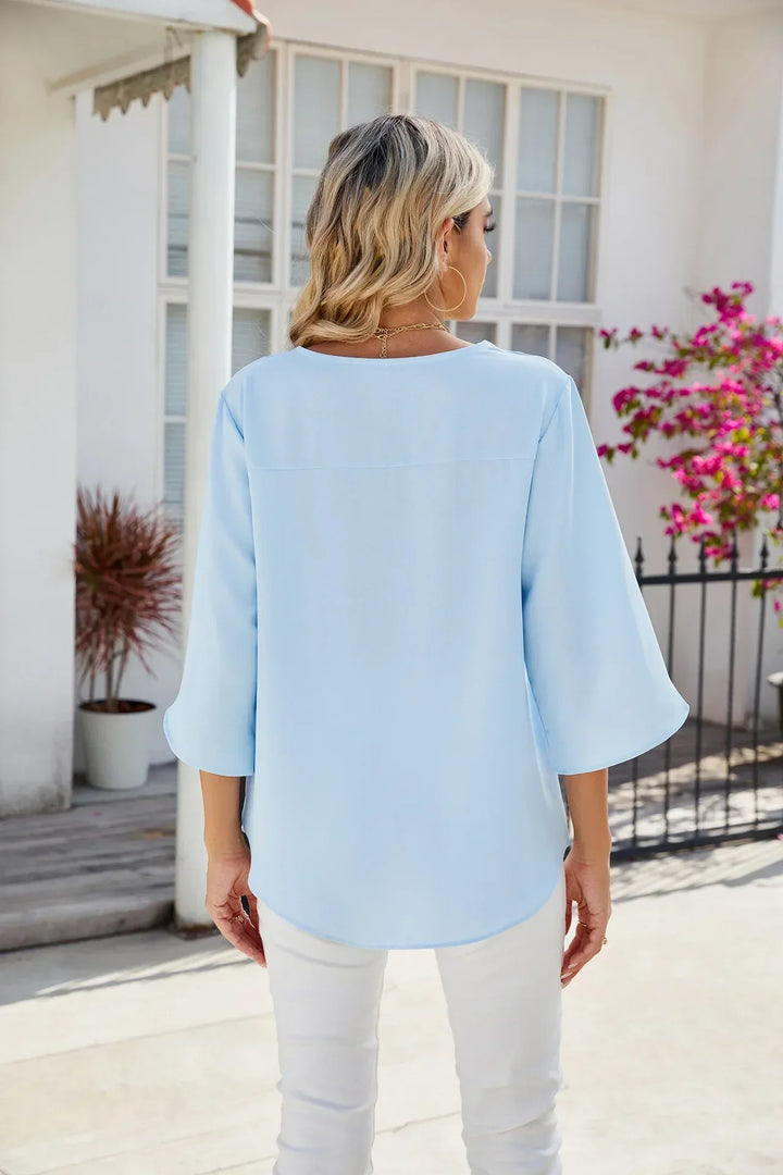 Mia - Blouse Décontractée Été