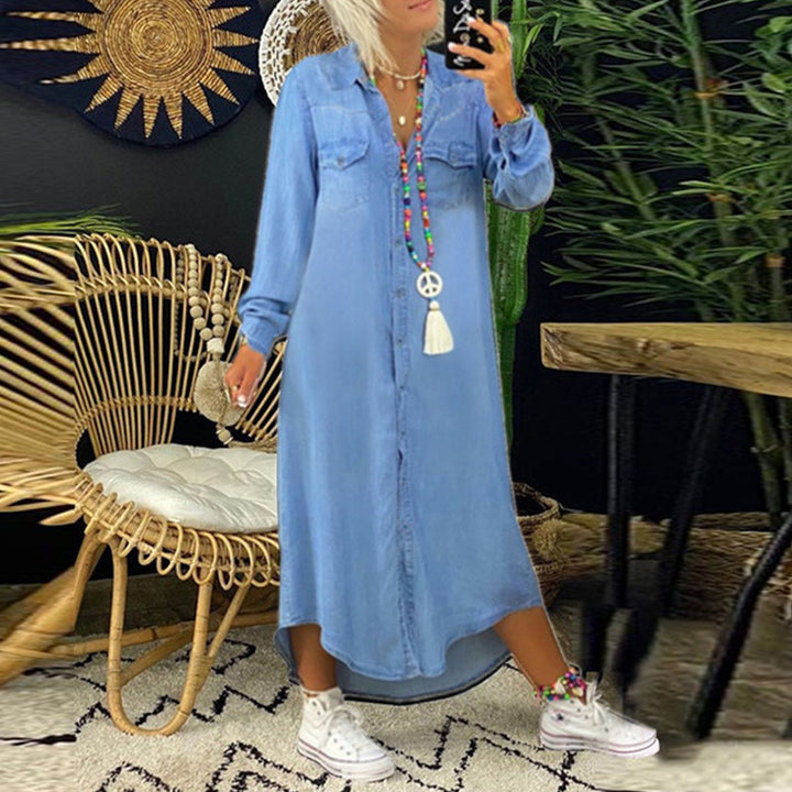 Adeline | Robe Chemise en Jean