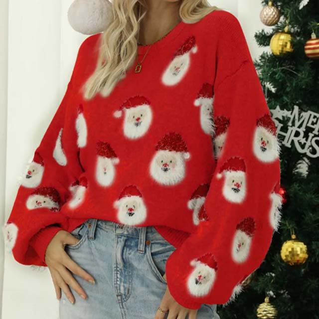 Casual Christmas Knit Sweater
