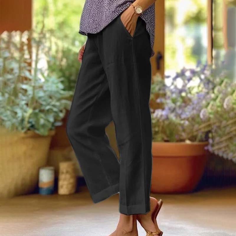 【Cotton And Linen】Casual Straight Trousers