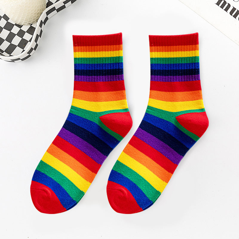 Colourful Striped Socks