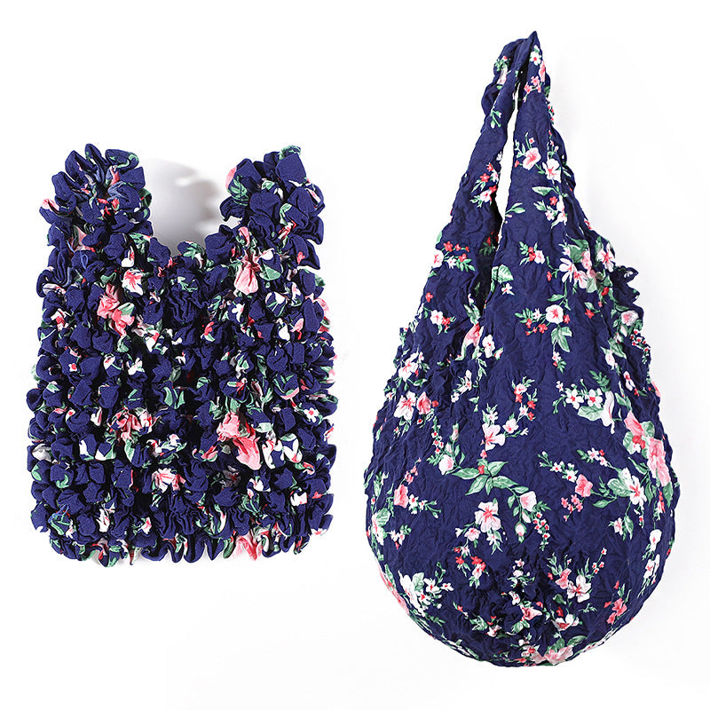 Vintage Floral Print Bag