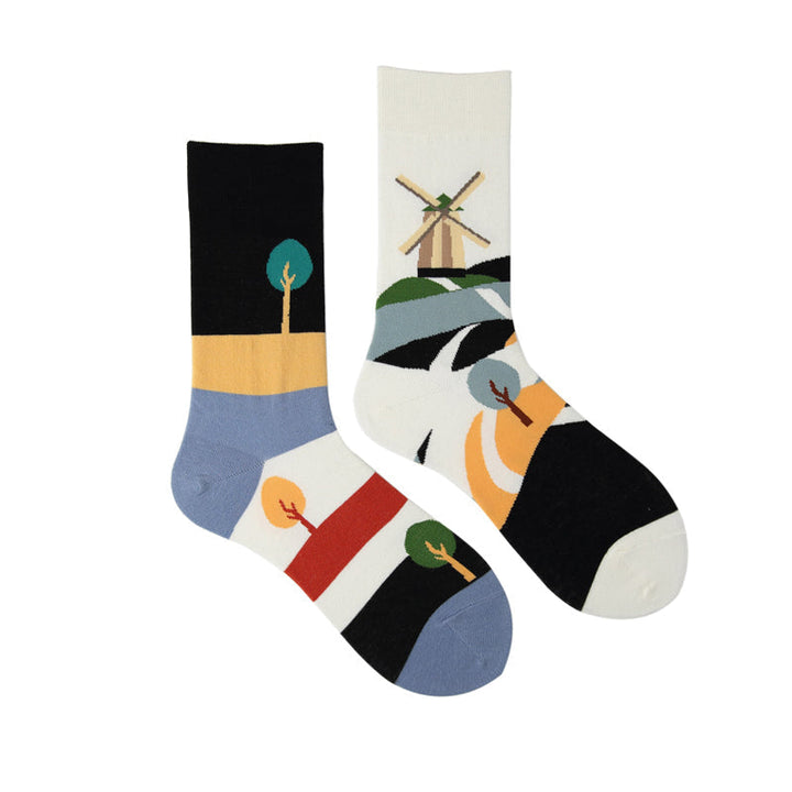 Casual Asymmetrical Socks