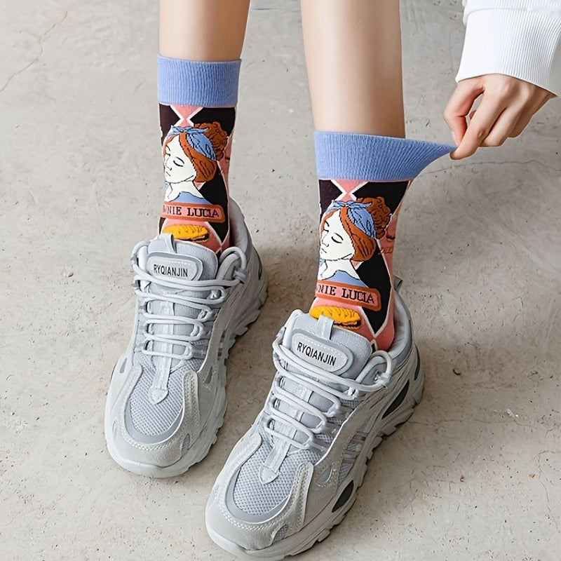 Vintage Casual Socks