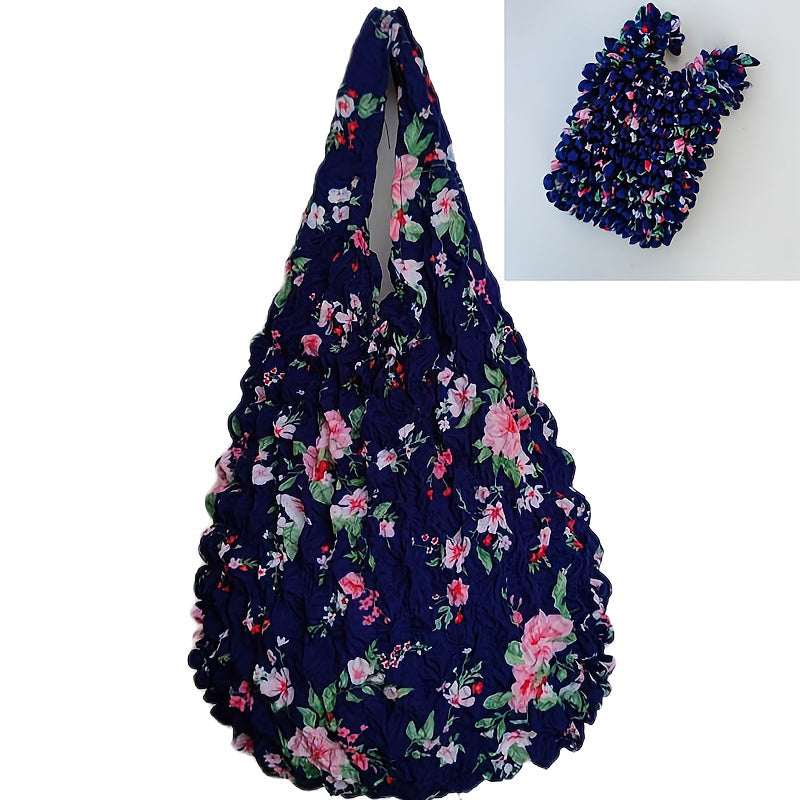 Vintage Floral Print Bag