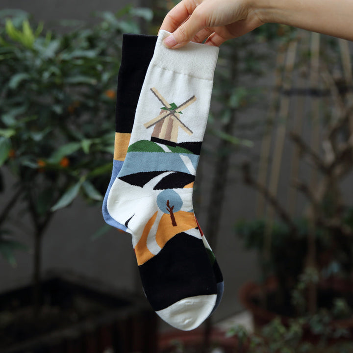 Casual Asymmetrical Socks