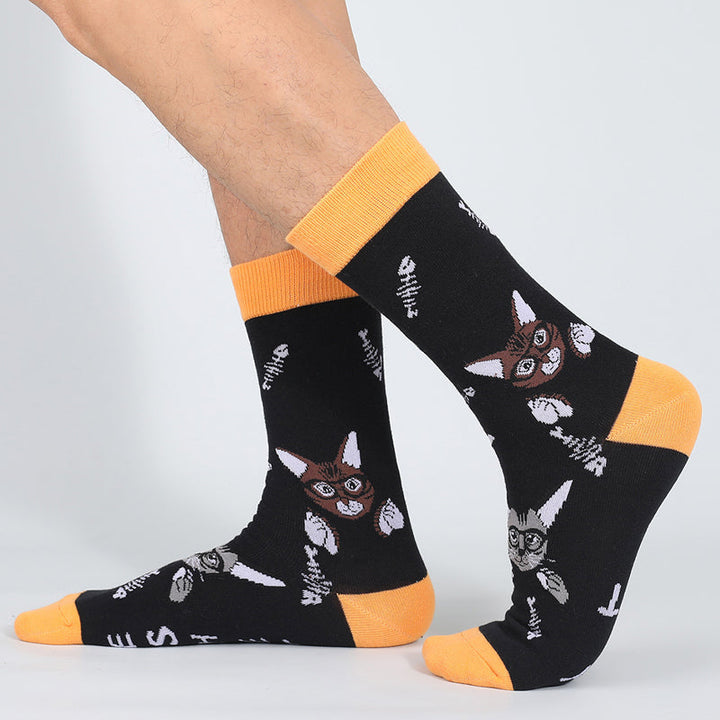 Vintage Animal Print Socks