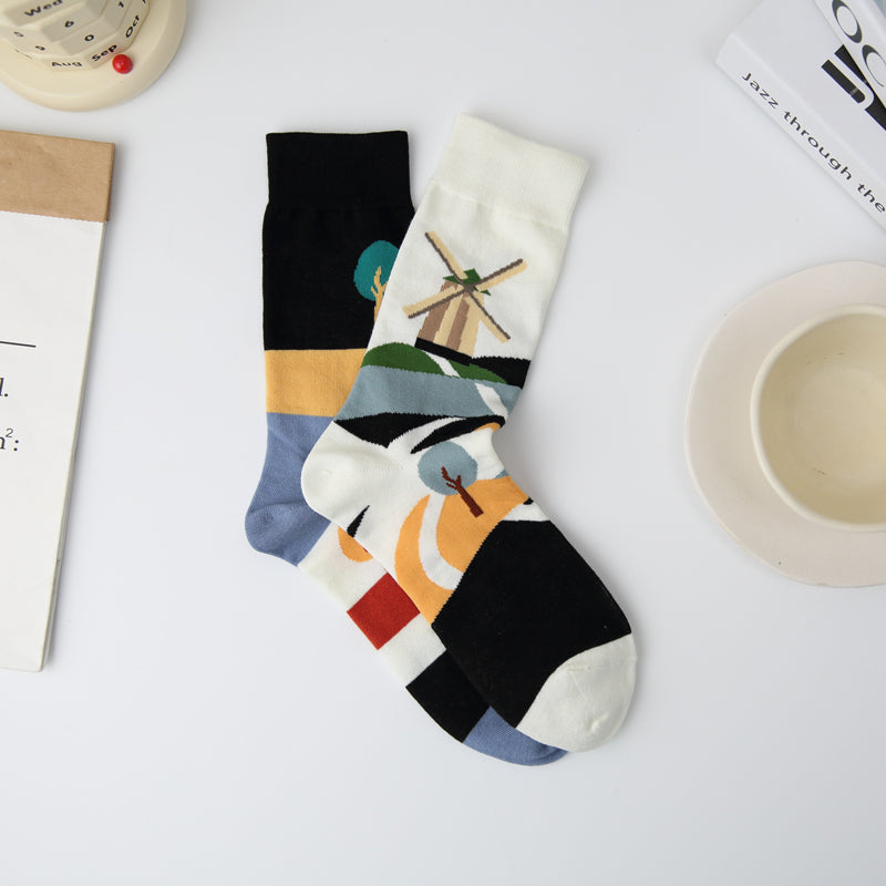 Casual Asymmetrical Socks