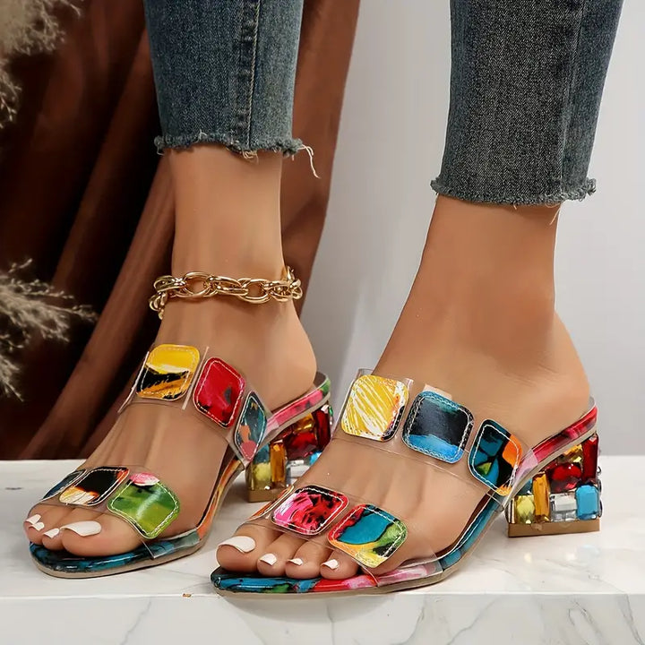 Chiara - Sandales Colorées Confortables
