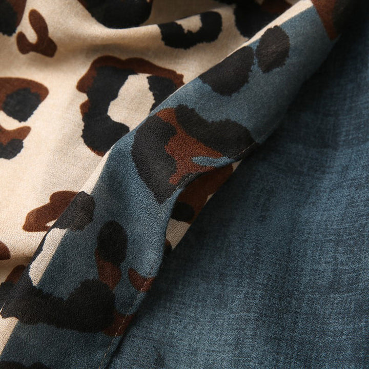 Casual Leopard Print Scarf
