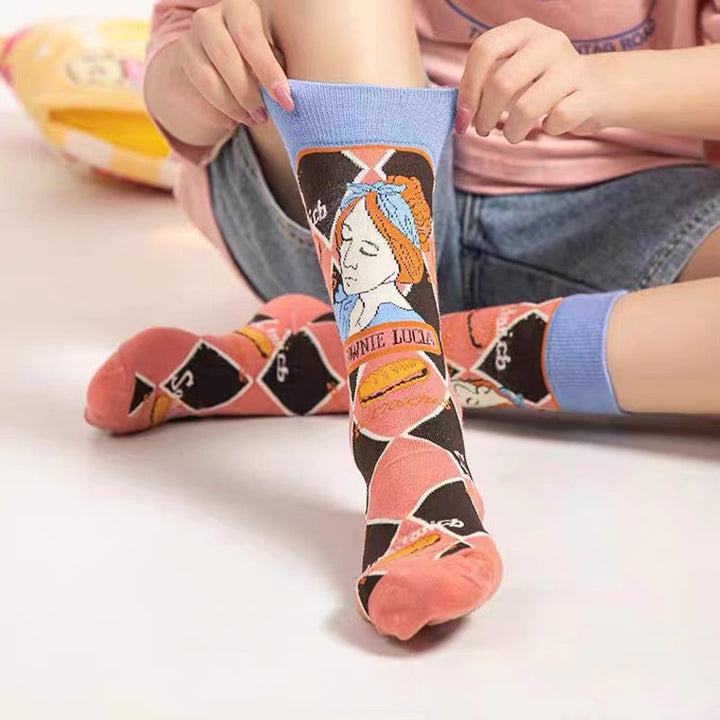 Vintage Casual Socks