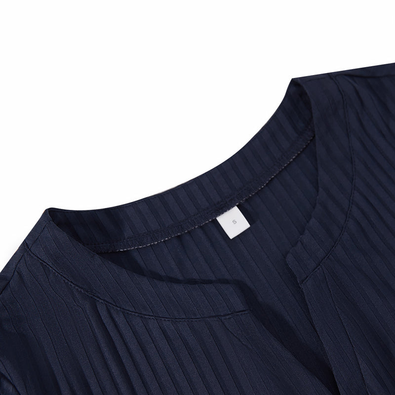 Casual Solid Colour Blouse