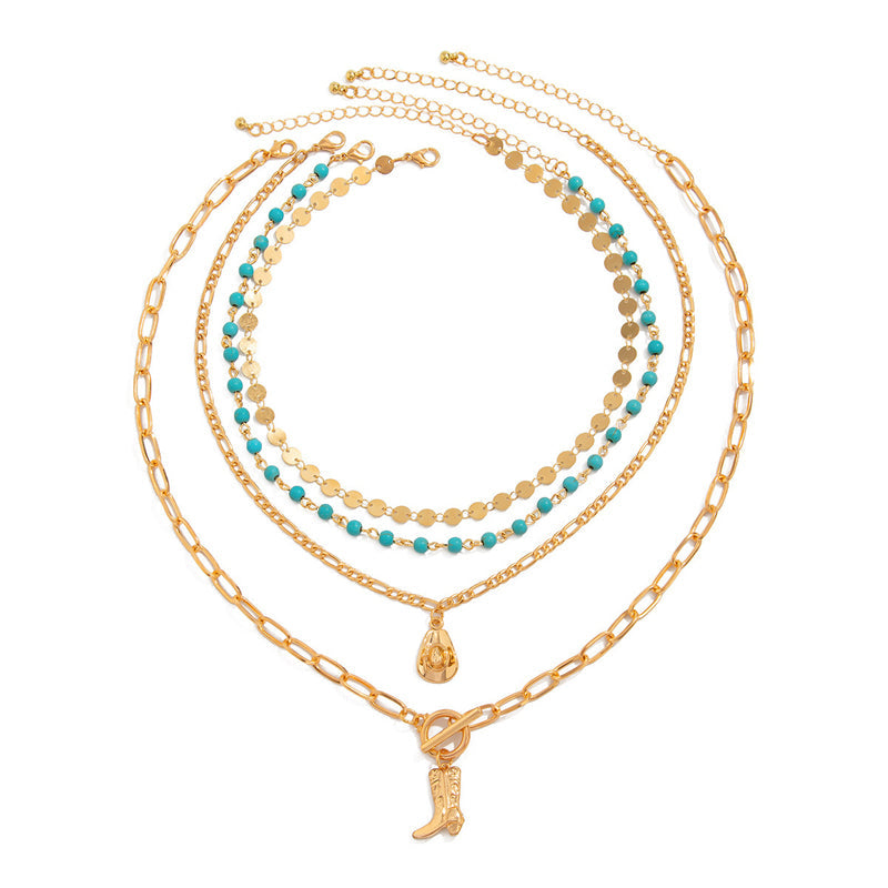Vintage Bohemian Pendant Necklace