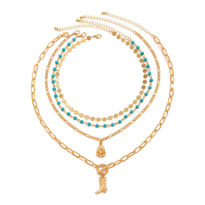 Vintage Bohemian Pendant Necklace