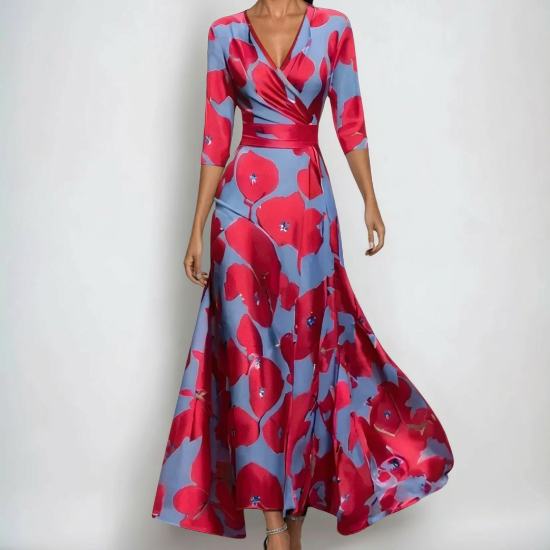 MALLORY | LUXURY FLORAL DRESS