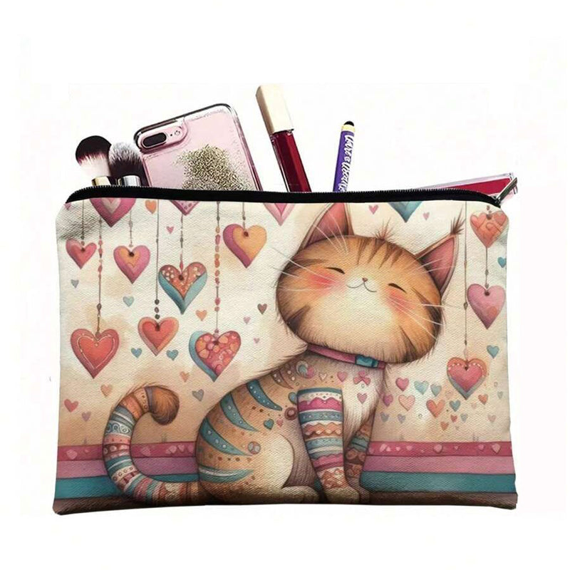 Casual Cat Pattern Bag