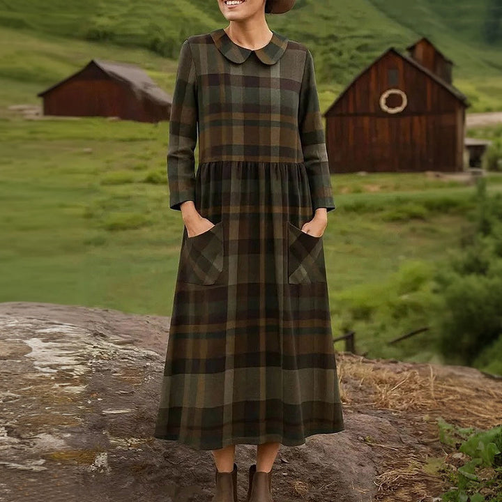 Vintage Plaid Dress