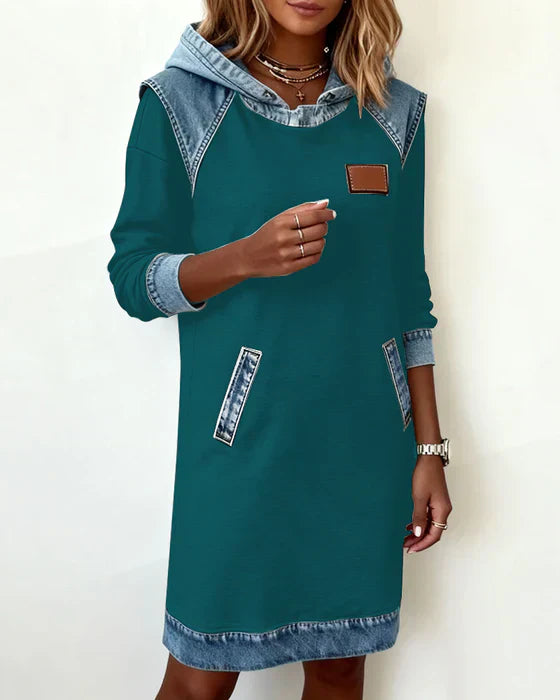 Alexa | Robe à capuche Cozy Contrast