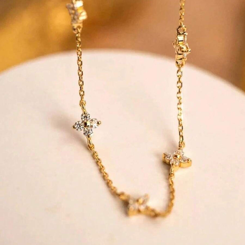 Vintage Four-Leaf Clover Necklace