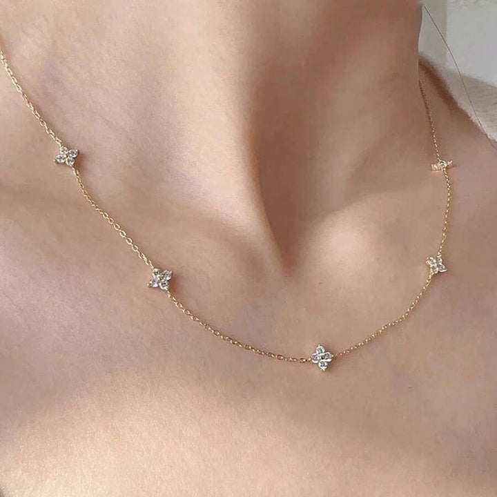 Vintage Four-Leaf Clover Necklace