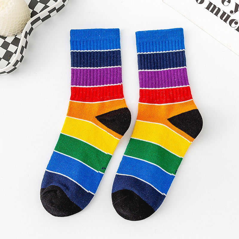 Colourful Striped Socks