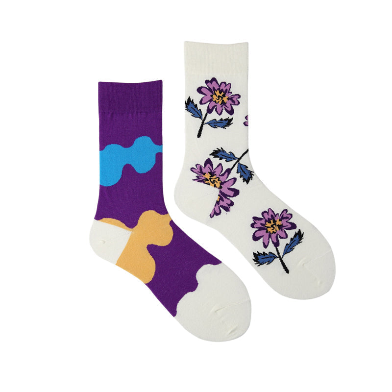 Casual Asymmetrical Socks
