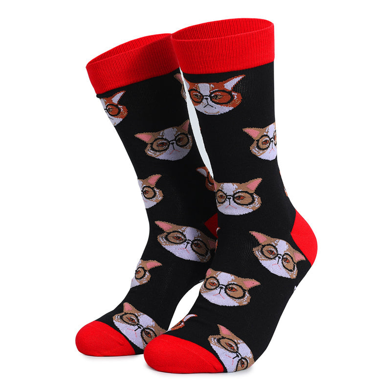 Vintage Animal Print Socks