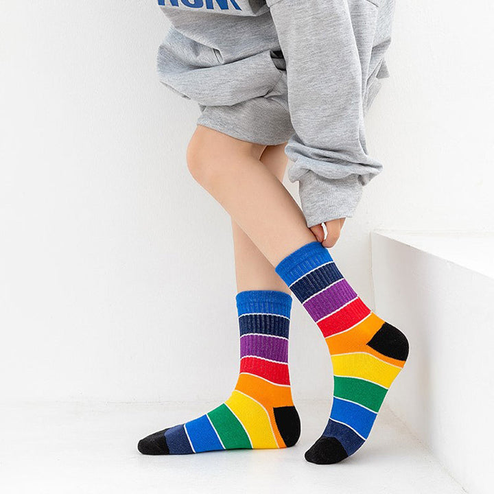 Colourful Striped Socks