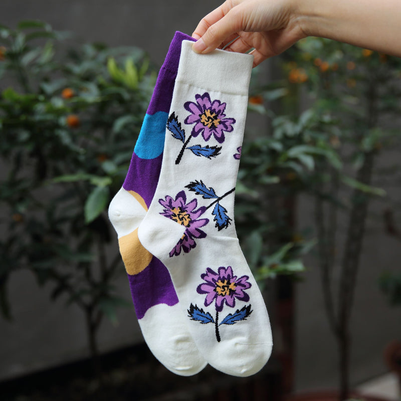 Casual Asymmetrical Socks