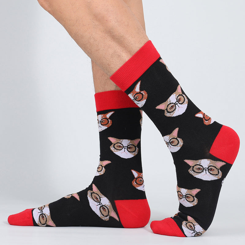Vintage Animal Print Socks