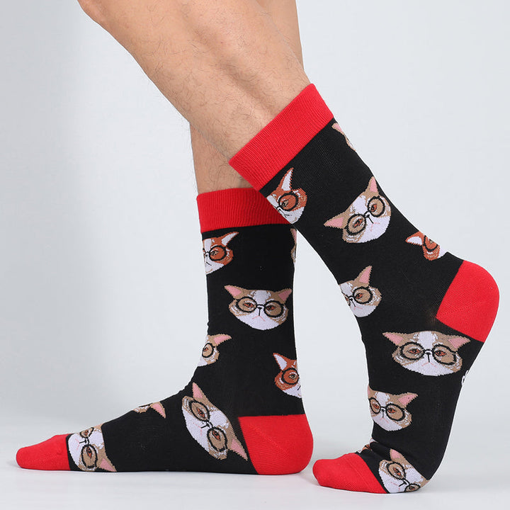 Vintage Animal Print Socks
