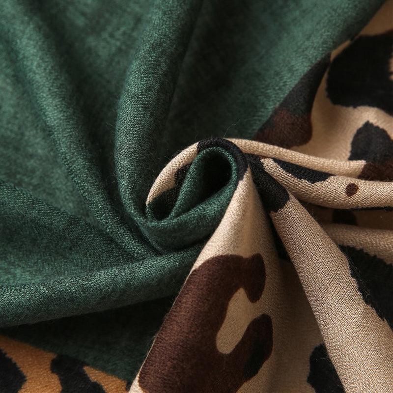 Casual Leopard Print Scarf