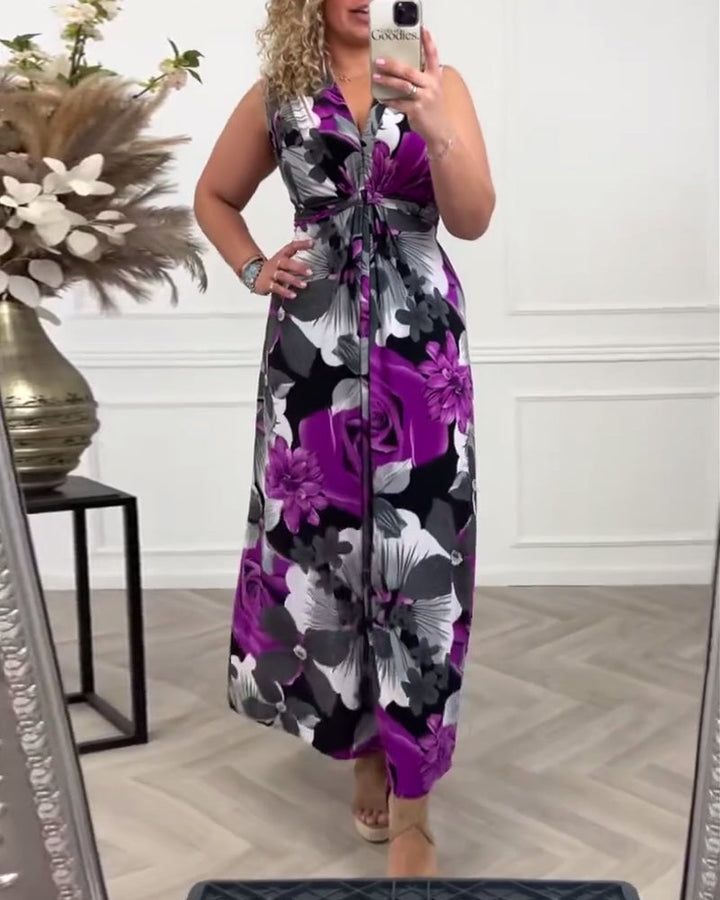 Sacha - Élégante Robe Maxi Été