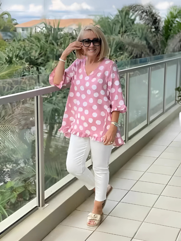 Dulce | Haut Vintage Imprimé