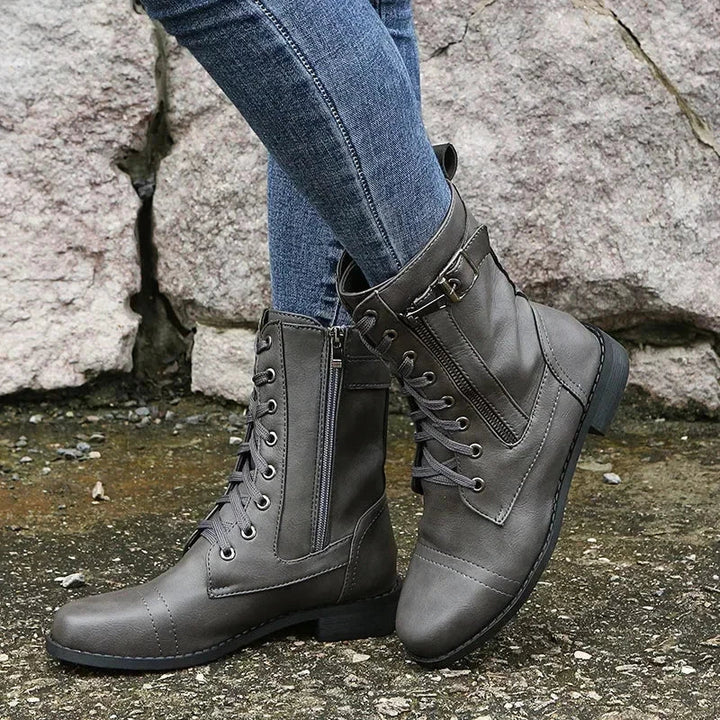 Erika - Bottes en Cuir Luxueuses