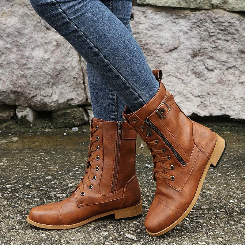 Erika - Bottes en Cuir Luxueuses