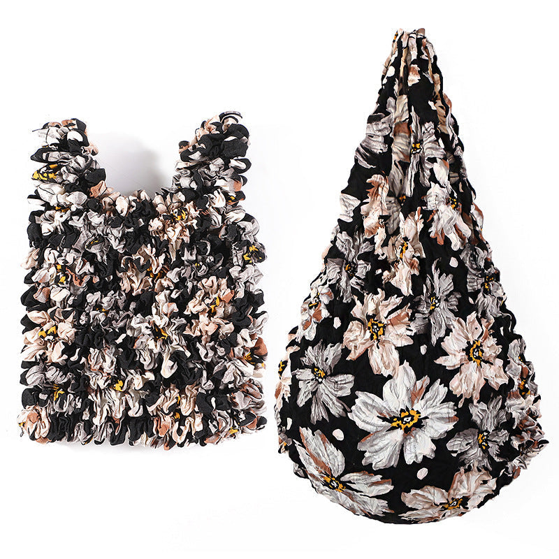 Vintage Floral Print Bag