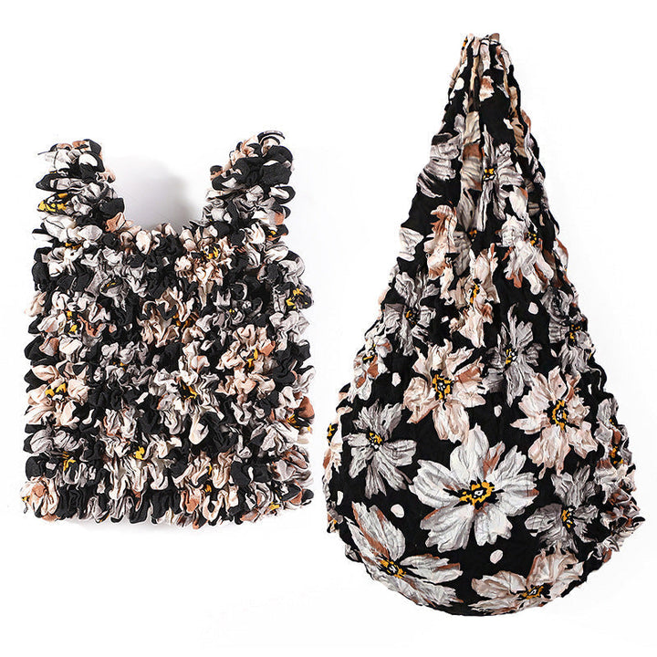 Vintage Floral Print Bag