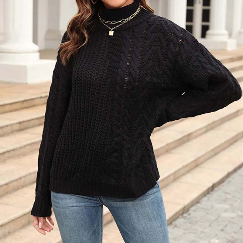 Casual Cable Knit Sweater