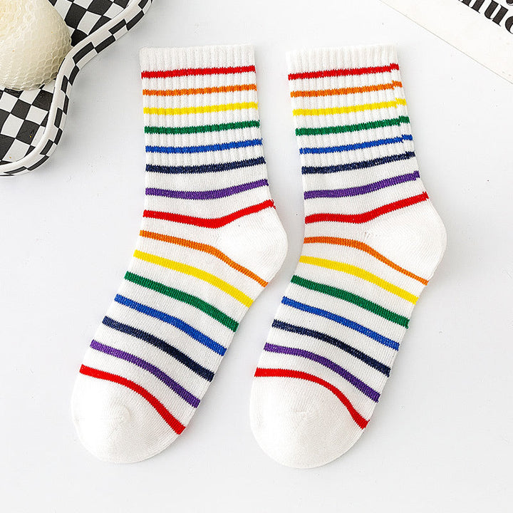 Colourful Striped Socks