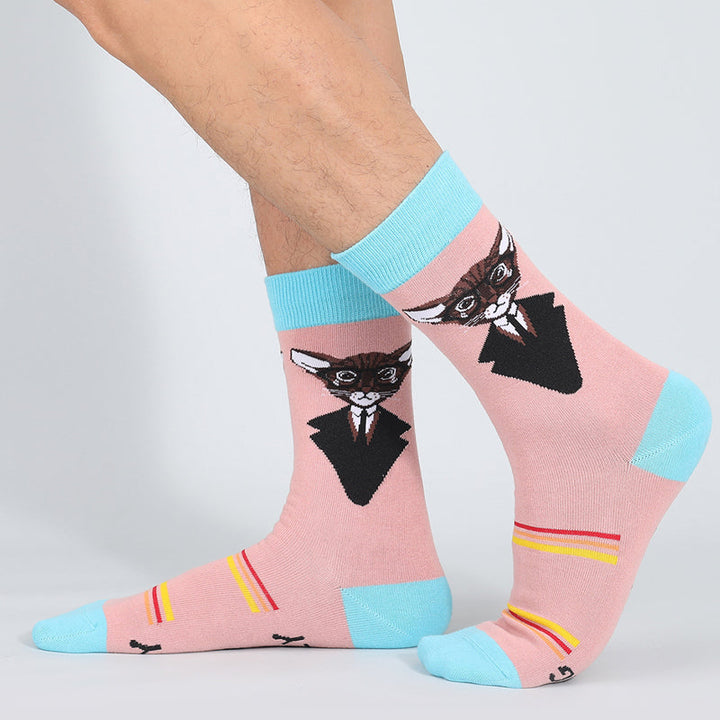 Vintage Animal Print Socks